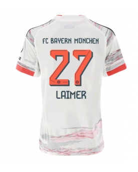 Billige Fotballdrakt Bayern Munich Konrad Laimer #27 Replika Bortedrakt Dame 2025-26 Kortermet